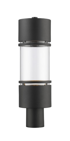 Exterior Post/Pier Head by Z-Lite ( 224 | 553PHB-BK-LED Luminata ) 