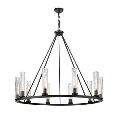 Large Chandeliers Glass Shade by Z-Lite ( 224 | 3031-10BRZ Beau ) 