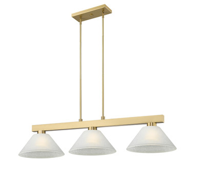 Linear/Island 3 Light Bar by Z-Lite ( 224 | 152MGLD-AWL14 Cobalt ) 