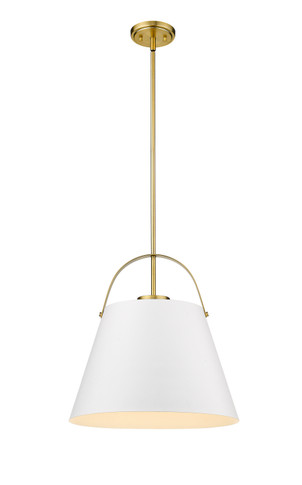 Pendants Drum Shade by Z-Lite ( 224 | 726P18-MW+HBR Z-Studio ) 