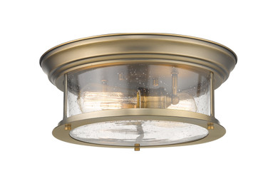 Flush Mounts Cage Style by Z-Lite ( 224 | 727F13-HBR Sonna ) 