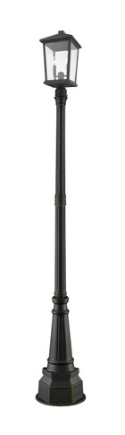 Exterior Post/Pier Head by Z-Lite ( 224 | 568PHXLR-564P-ORB Beacon ) 