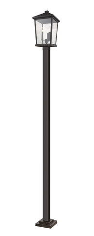 Exterior Post/Pier Head by Z-Lite ( 224 | 568PHXLS-536P-ORB Beacon ) 