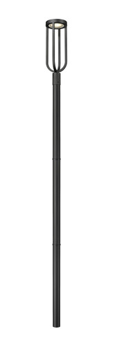 Exterior Post/Pier Head by Z-Lite ( 224 | 5005PHB-5009P96-BK-L Leland ) 
