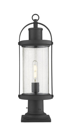 Exterior Post/Pier Head by Z-Lite ( 224 | 569PHM-533PM-BK Roundhouse ) 
