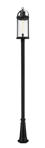 Exterior Post/Pier Head by Z-Lite ( 224 | 569PHXL-519P-BK Roundhouse ) 