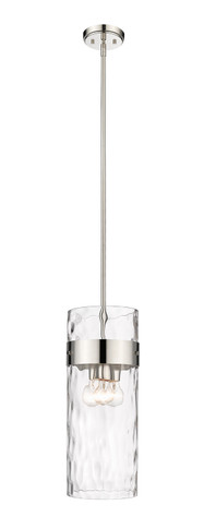 Mini Pendants Glass Down by Z-Lite ( 224 | 3035P9-PN Fontaine ) 