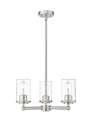 Mini Chandeliers Glass Shade by Z-Lite ( 224 | 742-3BN Thayer ) 