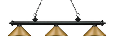Linear/Island 3 Light Bar by Z-Lite ( 224 | 200-3MB-MSG Riviera ) 