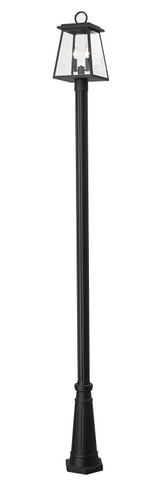 Exterior Post/Pier Head by Z-Lite ( 224 | 521PHMR-519P-BK Broughton ) 