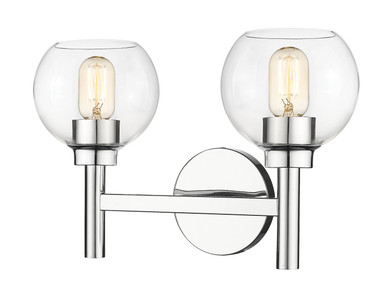 Bathroom Fixtures Two Lights by Z-Lite ( 224 | 7502-2V-CH Sutton ) 