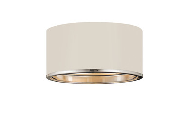 Flush Mounts Drum Shade by Z-Lite ( 224 | 2303F2-MW-CH Arlo ) 