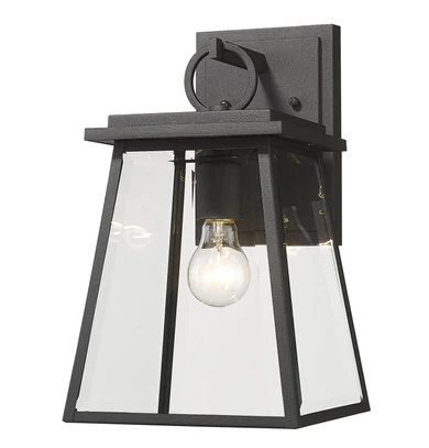 Exterior Wall Mount by Z-Lite ( 224 | 521S-BK Broughton ) 
