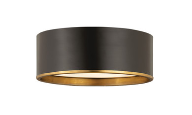 Flush Mounts Drum Shade by Z-Lite ( 224 | 2303F3-MB-RB Arlo ) 
