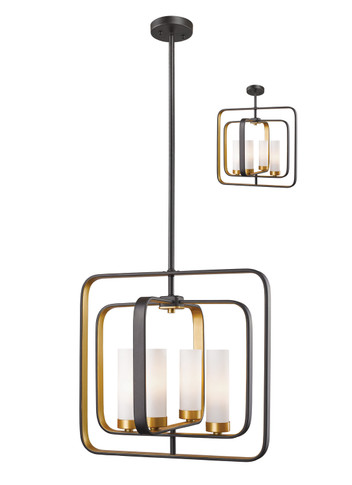 Foyer/Hall Lanterns Glass w/Frame by Z-Lite ( 224 | 6000SFC-BZGD Aideen ) 