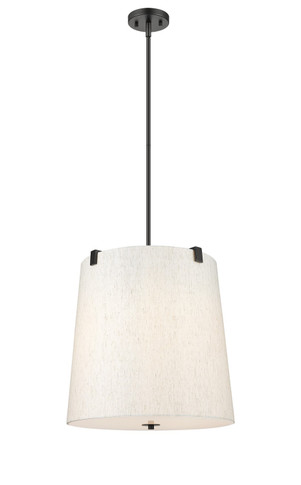 Pendants Fabric Shade by Z-Lite ( 224 | 3502P18-MB Weston ) 