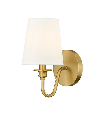 Sconces Single Candle by Z-Lite ( 224 | 7509-1S-MGLD Gianna ) 