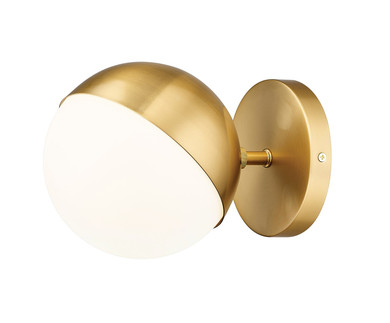Sconces Directional/Cylinder by Z-Lite ( 224 | 7517-1S-MGLD Realm Sphere ) 