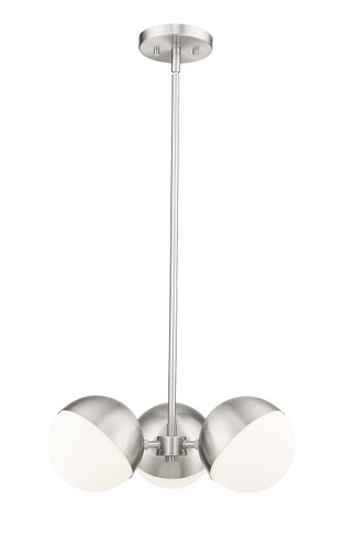 Mini Chandeliers Glass Shade by Z-Lite ( 224 | 7517-3BN Realm Sphere ) 