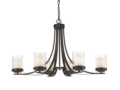 Mid. Chandeliers Glass Up by Z-Lite ( 224 | 426-6-OB Willow ) 