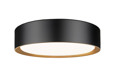 Flush Mounts Metal Shade by Z-Lite ( 224 | 1014F12-MB-MGLD-LED Kawan ) 