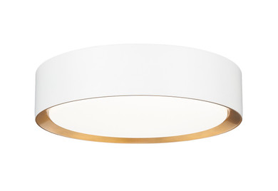 Flush Mounts Metal Shade by Z-Lite ( 224 | 1014F12-MW-MGLD-LED Kawan ) 