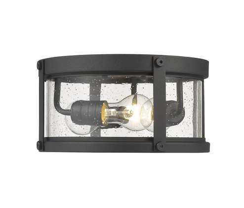 Exterior Ceiling Mount by Z-Lite ( 224 | 569F-BK Roundhouse ) 