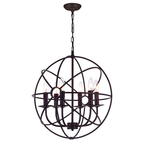 Mini Chandeliers Sphere by CWI Lighting ( 401 | 5464P18DB Arza ) 