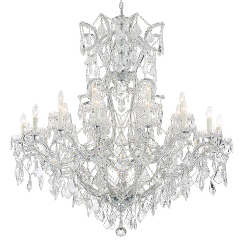 Large Chandeliers Candle by Crystorama ( 60 | 4424-CH-CL-SAQ Maria Theresa ) 