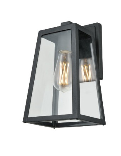 Exterior Wall Mount by DVI Lighting ( 214 | DVP30772BK-CL Moraine ) 