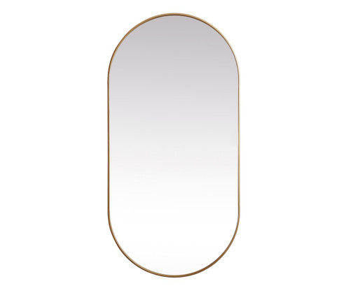 Mirrors/Pictures Mirrors-Oval/Rd. by Elegant Lighting ( 173 | MR2A3672BRS Asha ) 