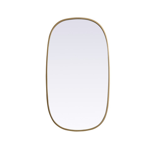 Mirrors/Pictures Mirrors-Oval/Rd. by Elegant Lighting ( 173 | MR2B2036BRS Brynn ) 