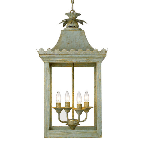 Foyer/Hall Lanterns Open Frame by Golden ( 62 | 0838-4P VS Finley ) 