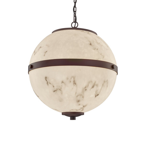 Pendants Sphere by Justice Designs ( 102 | FAL-8040-DBRZ-LED4-2800 LumenAria ) 