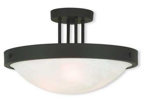 Semi-Flush Mts. Bowl Style by Livex Lighting ( 107 | 73956-07 New Brighton ) 