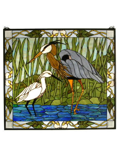 Mirrors/Pictures Tiffany Windows by Meyda Tiffany ( 57 | 62955 Blue Heron & Snowy Egret ) 