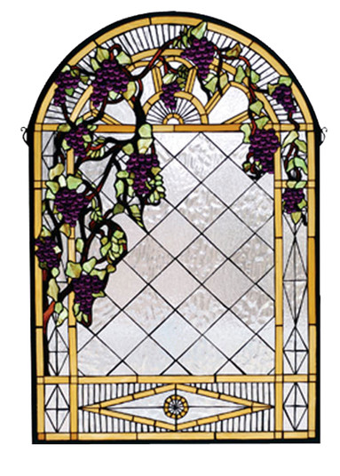 Mirrors/Pictures Tiffany Windows by Meyda Tiffany ( 57 | 66048 Grape Diamond Trellis ) 