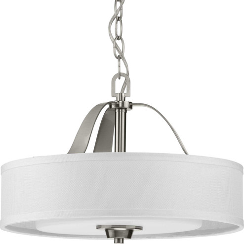 Semi-Flush Mts. Drum Shade by Progress Lighting ( 54 | P350098-009 Kene ) 