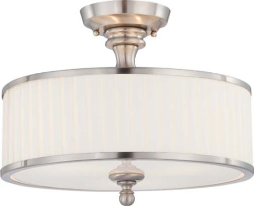 Semi-Flush Mts. Drum Shade by Nuvo Lighting ( 72 | 60-4737 Candice ) 