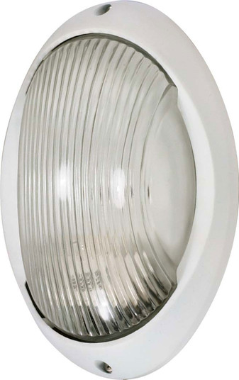 Exterior Wall Mt./Flush by Nuvo Lighting ( 72 | 60-526 Die Cast Bulk Heads Semi Gloss White ) 