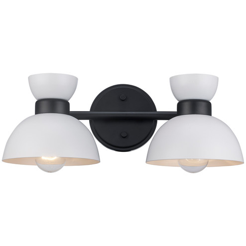 Bathroom Fixtures Two Lights by Trans Globe Imports ( 110 | 71852 WH-BK ) 