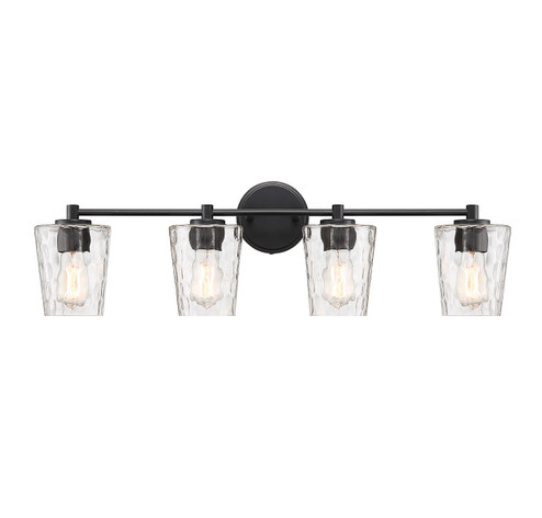 Bathroom Fixtures Four Lights by Savoy House ( 51 | 8-5606-4-BK Ballas ) 