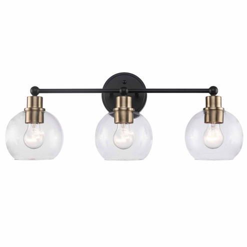 Bathroom Fixtures Three Lights by Trans Globe Imports ( 110 | 22223 AG-BK ) 