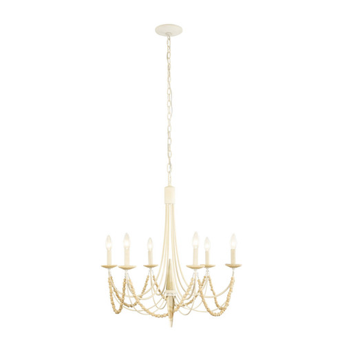 Mid. Chandeliers Candle by Varaluz ( 137 | 350C06CW Brentwood ) 