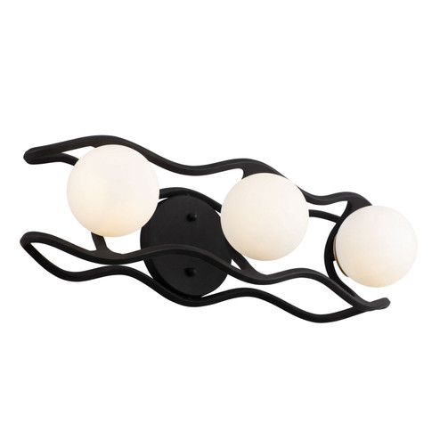 Bathroom Fixtures Three Lights by Varaluz ( 137 | 374B03CBFG Black Betty ) 