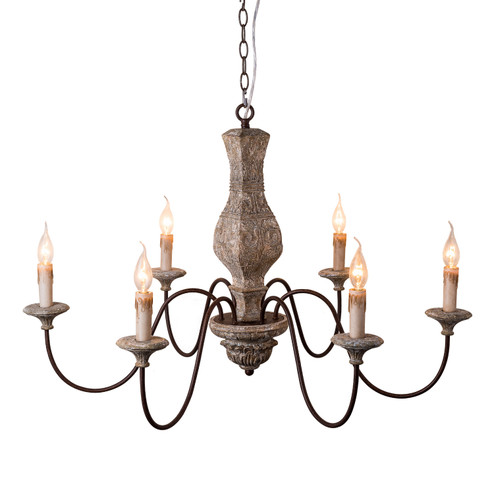 Mid. Chandeliers Candle by Terracotta Designs ( 374 | H6103-6 Dorotea ) 