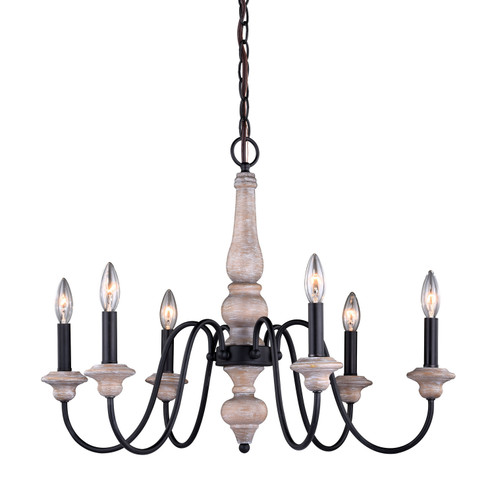 Mid. Chandeliers Candle by Vaxcel ( 63 | H0236 Georgetown ) 