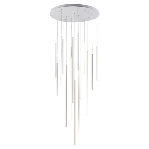 Large Chandeliers Multi-Port/Cascade by Kuzco Lighting ( 347 | MP14932-WH Chute ) 