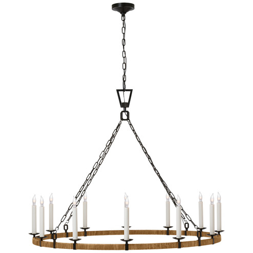 Large Chandeliers Candle by Visual Comfort Signature ( 268 | CHC 5874AI/NRT Darlana Wrapped ) 