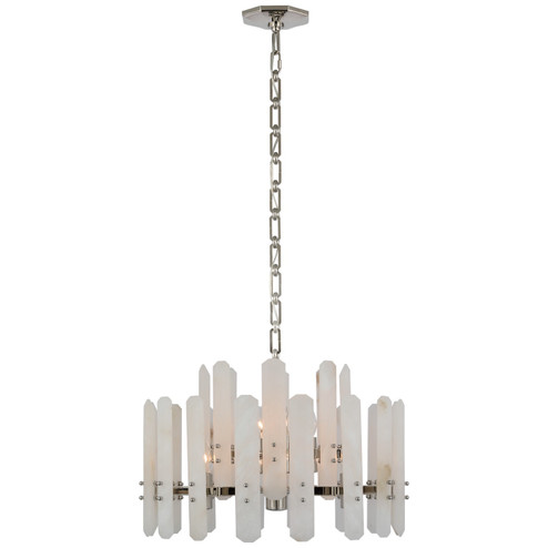 Mid. Chandeliers Glass Up by Visual Comfort Signature ( 268 | ARN 5124PN-ALB Bonnington ) 